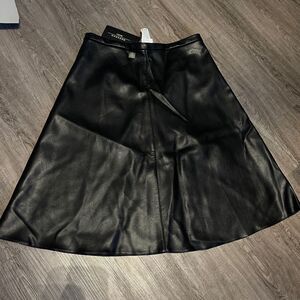 Weekend Max Mara Faux Leather Skirt NEW